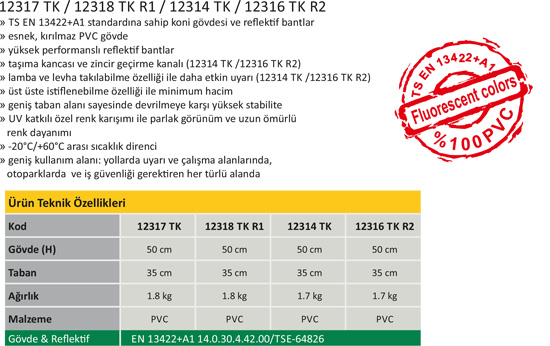 Pvc Trafik Konisi