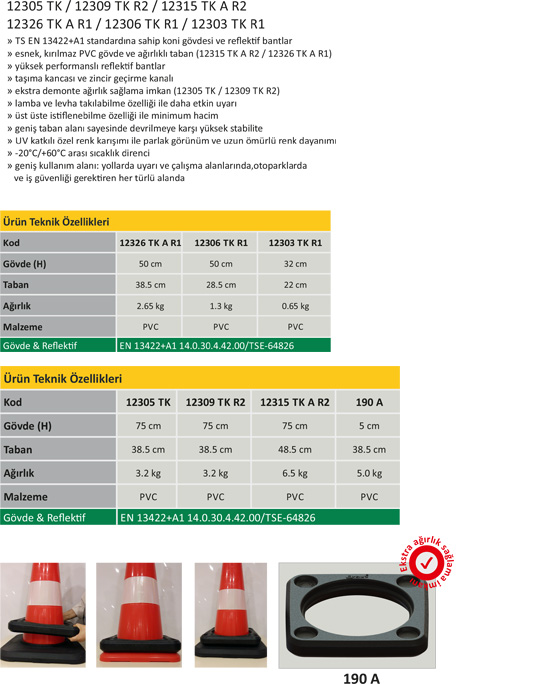 Pvc Trafik Konisi