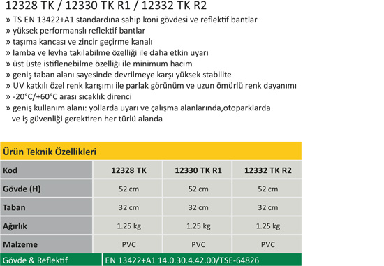 Pvc Trafik Konisi