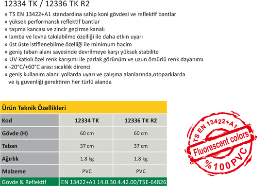 Pvc Trafik Konisi